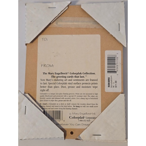 Mary Engelbreit Colorplak Collection Wooden Greeting Card Encouragement Themed - Picture 2 of 3